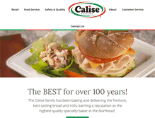 Tablet Screenshot of calisebakery.com